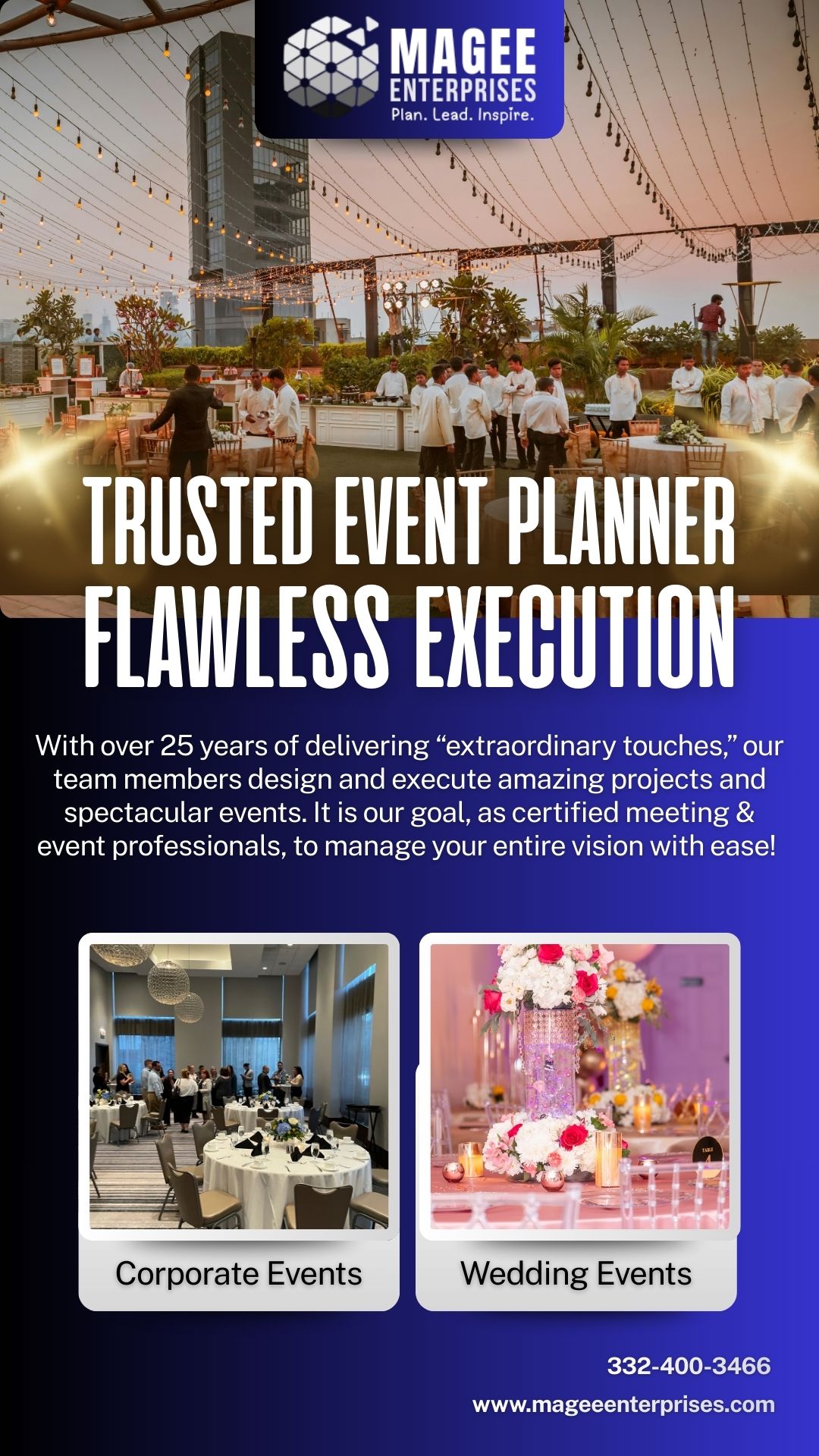 Brown and Gold Modern Trusted Event Planner Flawless Execution Instagram Story-2